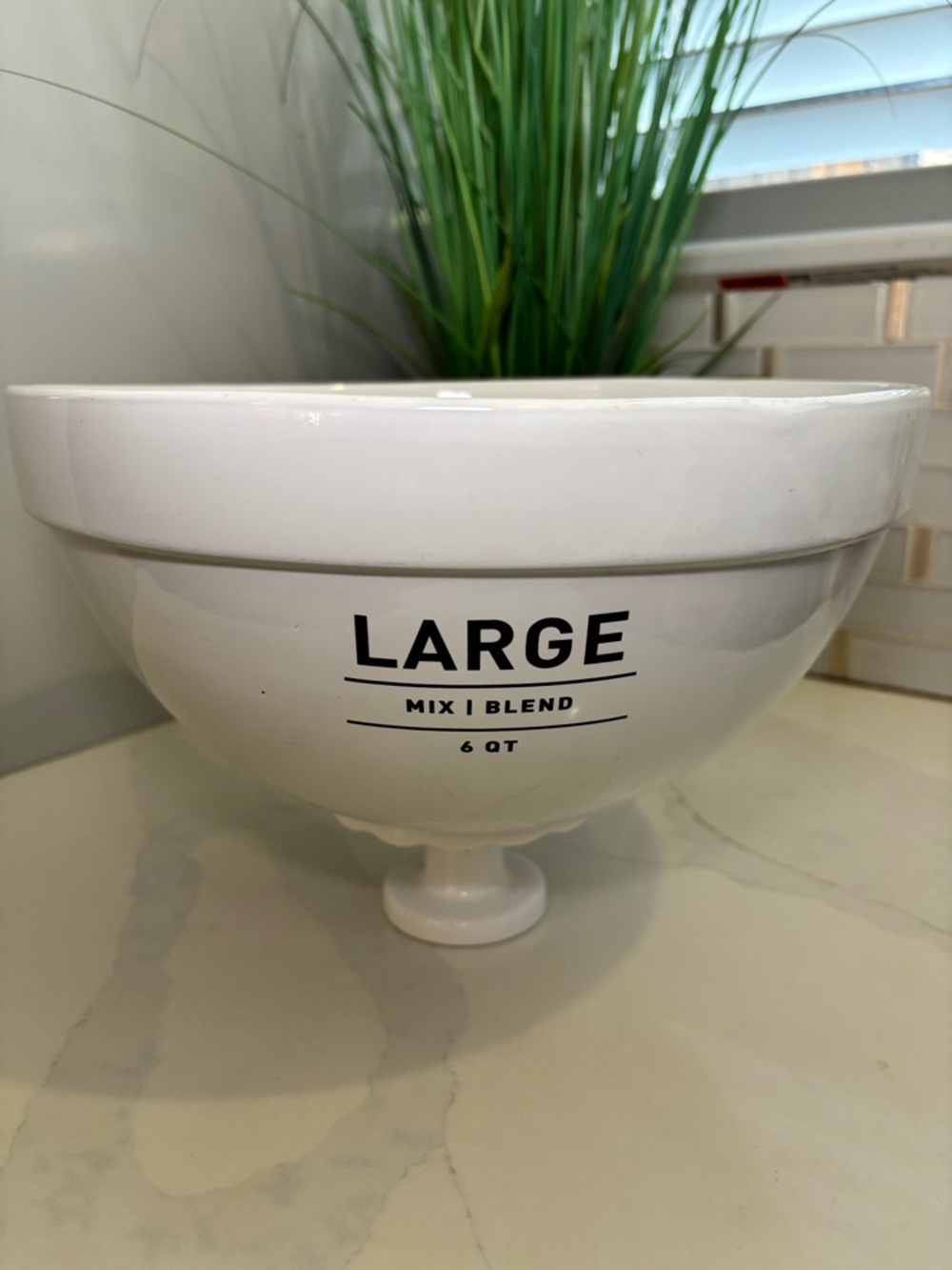 West Elm Large 6 Quart Mixing Utility Bowl Professional Grade Kitchenware
